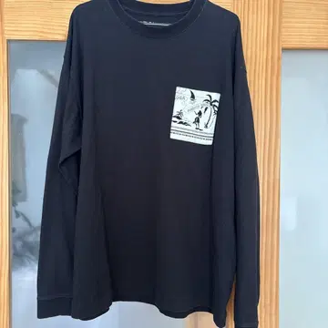 ANTI BALLISTIC 블랙 긴팔 티셔츠 L