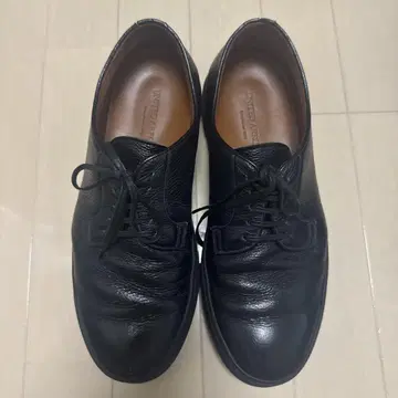 유나이티드 애로우즈 블랙 가죽 캐주얼 슈즈