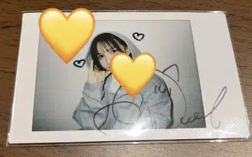 FRUITS ZIPPER 하야세 노엘 친필 사인 폴라로이드 온라인 혜택회