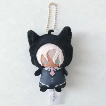 악마 집사와 검은 고양이 아쿠네코 봉제 인형 키링 미야지 군