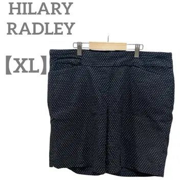 HILARY RADLEY [XL] 도트 무늬 숏 팬츠 블랙 골프