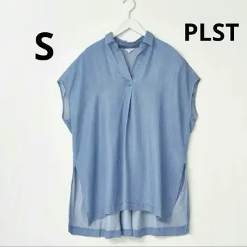 PLST 라이트 데님 오버 사이즈 셔츠