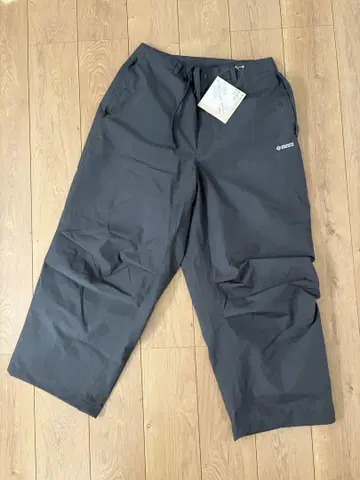 WINDSTOPPER 그레이 와이드 팬츠 L 사이즈