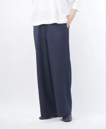 mizuiro ind 하이 웨스트 이지 슬랙스