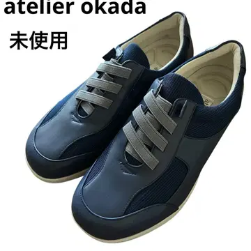 아틀리에 오카다 컴포트 슈즈 23.5cm 5E 네이비