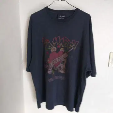 ED HARDY 그래픽 티셔츠 반팔