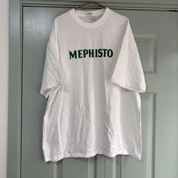 MEPHISTO 로고 티셔츠 XL 화이트