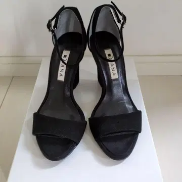 Diana 블랙 웨지 힐 22.0