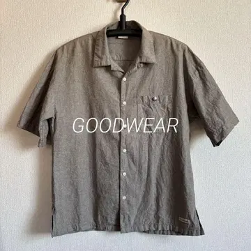 GOODWEAR 굿웨어 오픈 카라 셔츠 사이즈 L