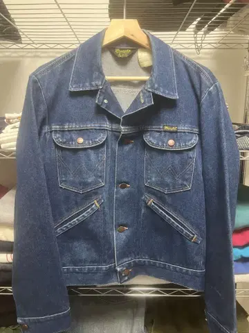 wrangler 80s 74126NV 데님 자켓 랭글러  진한 네이비