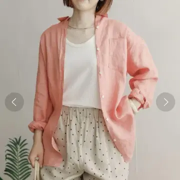 어반 리서치 도어스 린넨 와이드 셔츠