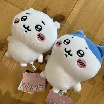 포테타마 봉제 인형 2종 세트 치이카와 (먼작귀) 하치와레 니시마츠야