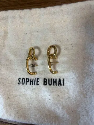SOPHIE BUHAI 골드 후프 귀걸이