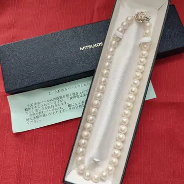 미쓰코시 대형 담수 펄 목걸이 관혼상제