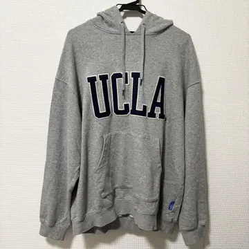 UCLA 후드 부착 맨투맨 그레이 L 사이즈