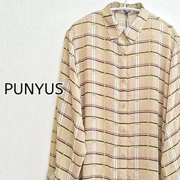 PUNYUS 푸뉴즈 시어 셔츠 셔츠 빅 실루엣 새상품 봄/여름