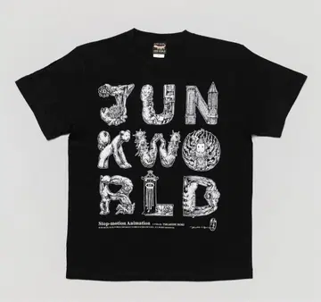 보리스 잡화점 티셔츠 JUNK WORLD LOGO (S) 미사용 새상품