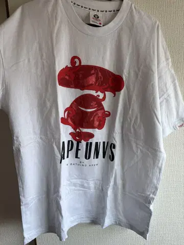 Aape 화이트 티셔츠 L 사이즈