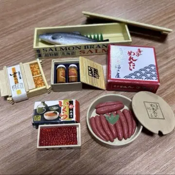 미니어처 리멘트 바다의 삼매경 신마키 연어 성게 명란젓