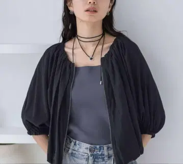 멀티 WAY 벌룬 블라우스 SS 지나시스 미사용 새상품 이번 시즌 신상