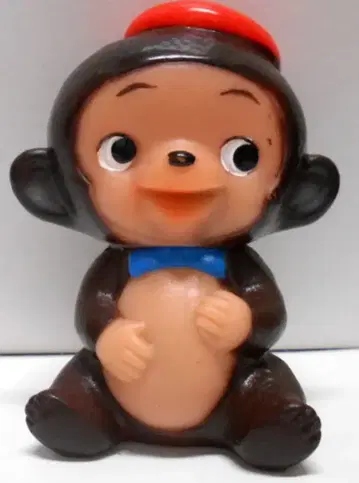 고베 은행 저금통 피키이짱 빨간색 베레모 90mm