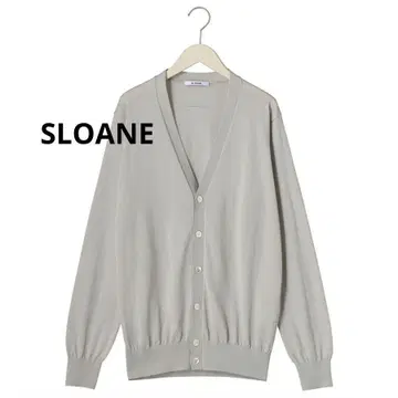 SLOANE 슬로언 발수 폴리에스테르 코튼 V넥 가디건 4