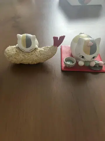 냥코 선생님 피규어 꽃놀이 새우 플라이 2개