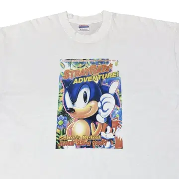 STRAY RATS Sonic Adventure 티셔츠 XL