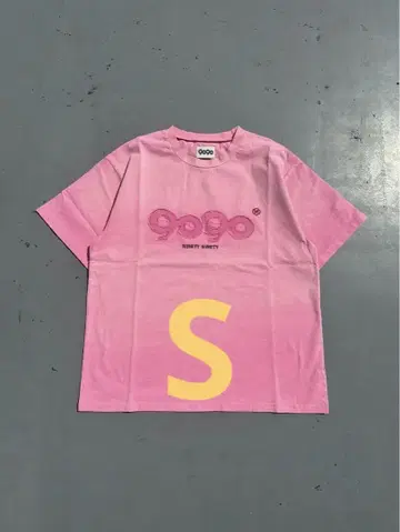 9090 OG 로고 빈티지 티 핑크