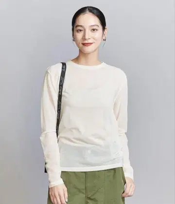 카노코 시어 롱 슬리브 티셔츠