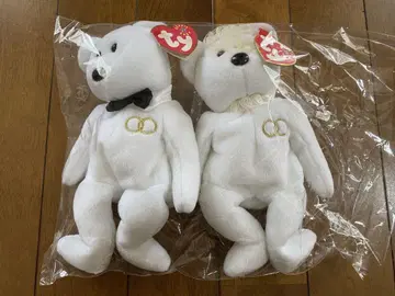 Ty 화이트 곰 봉제 인형 2개 세트