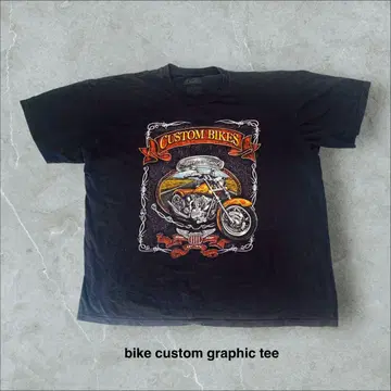 bike custom graphic 티셔츠 바이커 할리 아트