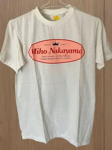 80년대 90년대 나카야마 미호 티셔츠 일본제 빈티지