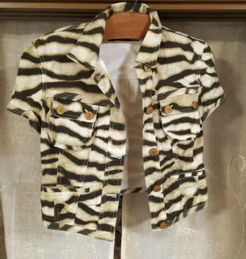 JUST CAVALLI 제브라 패턴 자켓
