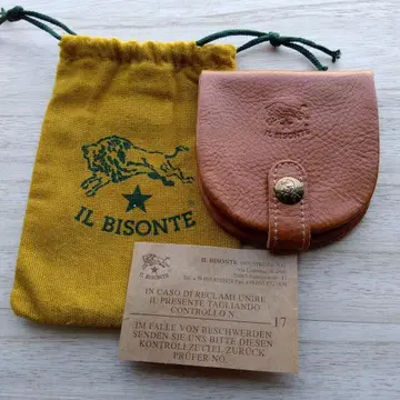 IL BISONTE 가죽 코인 퍼스