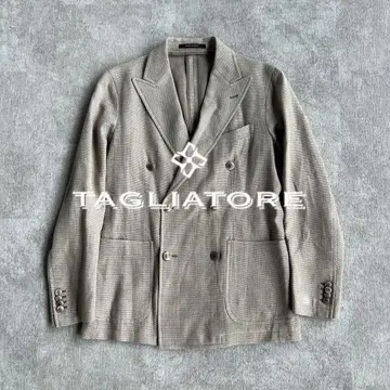 TAGLIATORE 더블 브레스트 자켓 코튼 린넨 혼방 봄/여름용