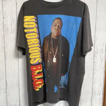 Notorious B.I.G. 티셔츠 LL (XL) 부트레그 구제 의류
