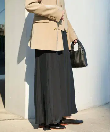 새상품 Plage Washable Fibril Drape 스커트 36