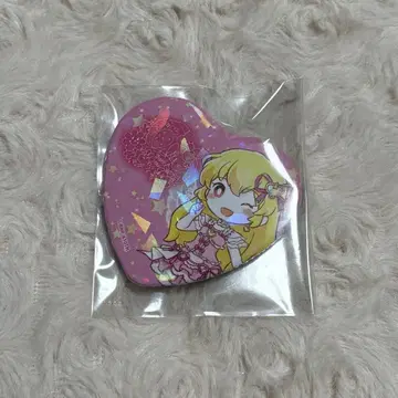 홀로그램 하트 캔뱃지 호시미야 딸기