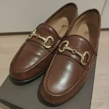Pascucci 브라운 가죽 로퍼