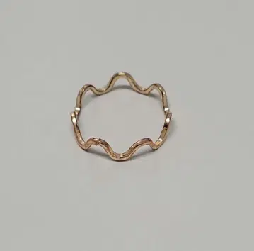 골판지 디자인 골드 링