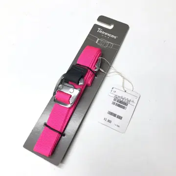 TRIMMERS USA 프릭스 스토어 별주 버클 벨트 핑크