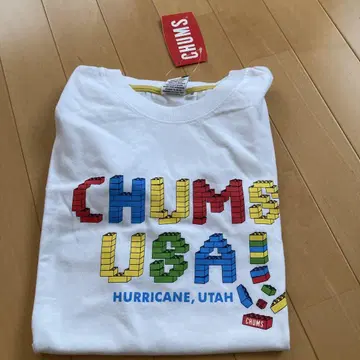 CHUMS 컬러풀 로고 티셔츠