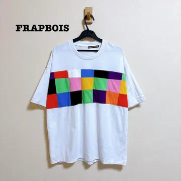 컨디션 최상 FRAPBOIS 패치워크 T