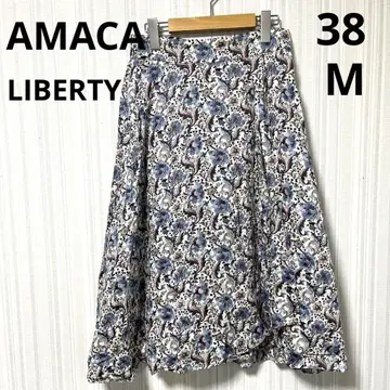 AMACA 리버티 롱 플레어 스커트 38 M 사이즈