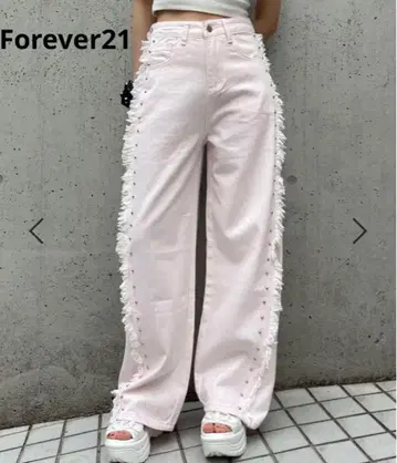 Forever21 브릿지 스터드 데님 팬츠