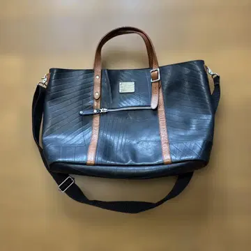 SEAL 밴딩과 가죽 토트백