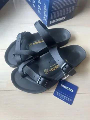 BIRKENSTOCK 블랙 컴포트 샌들 38