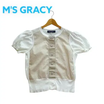 M'S GRACY 반팔 가디건 사이즈 40 중품