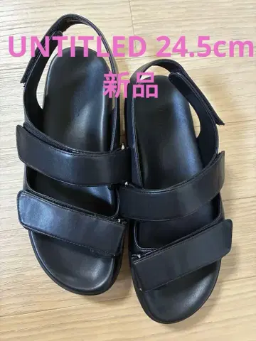 새상품 언타이틀 블랙 스포츠 샌들